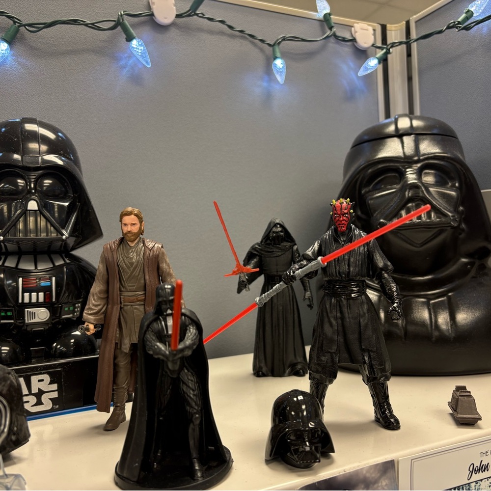 Star Wars Action Figure Set with Lightsabers